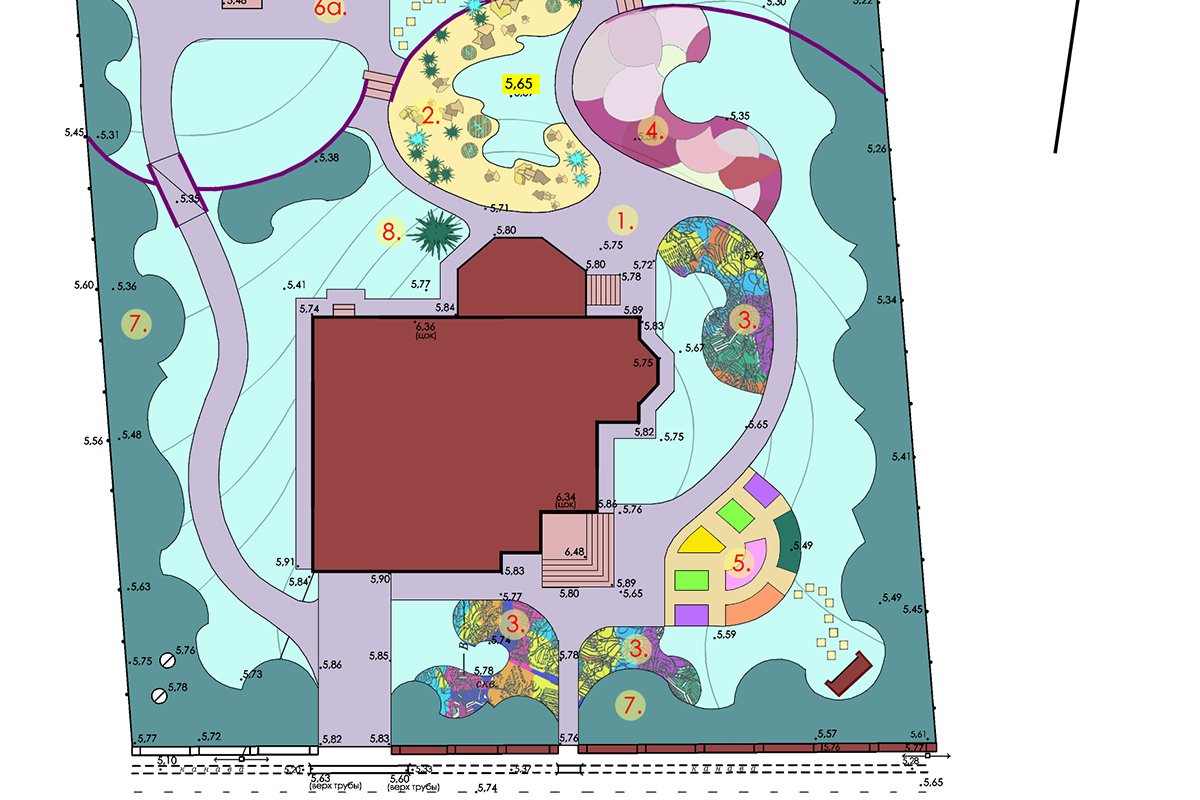 Эскиз 2 к проекту участка